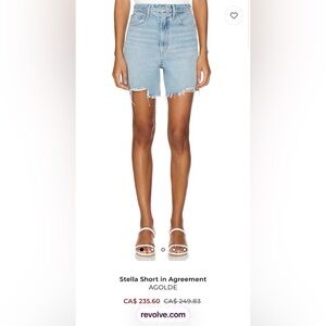 AGOLDE stella denim Shorts